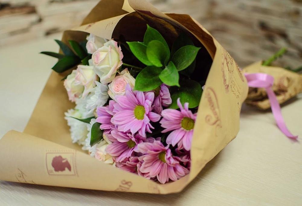 Букет цветов из: Розы и Хризантемы в Балакирево