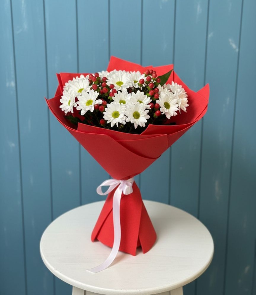 Букет цветов из: Хризантемы в Балакирево