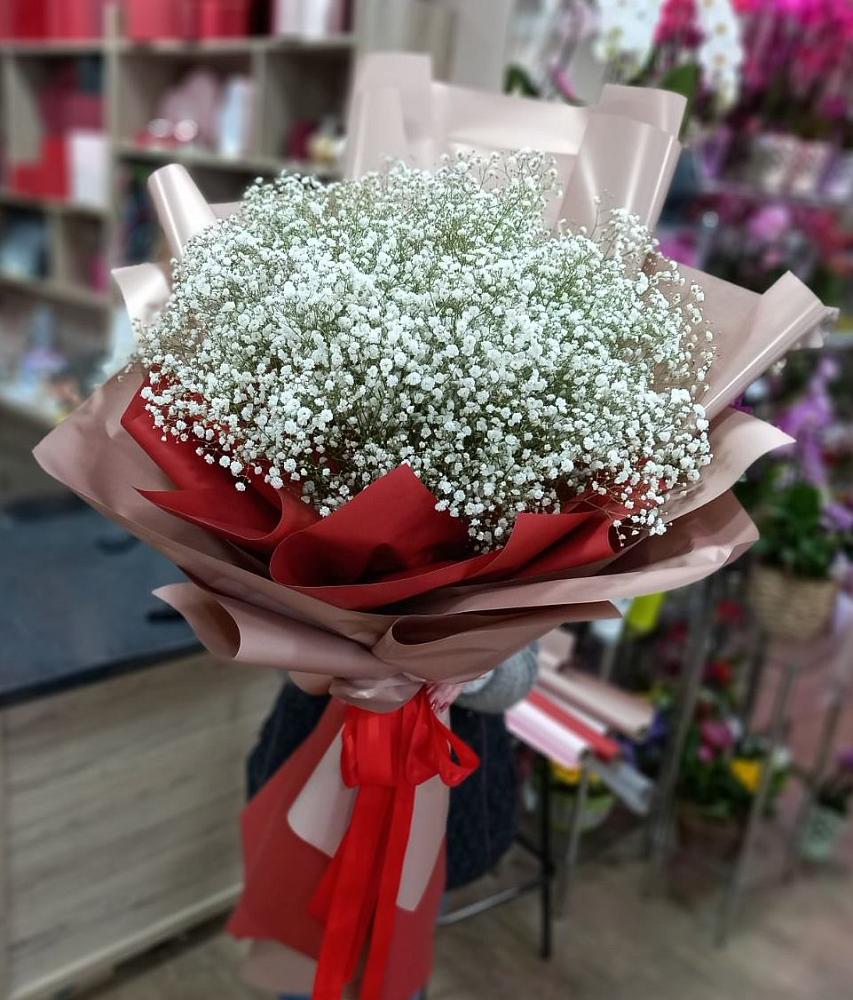 Букет Белые хлопья в Балакирево Букет цветов из: Гипсофила в Балакирево