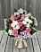Букет цветов из: Альстромерии, Гвоздики, Розы и Хризантемы в Балакирево