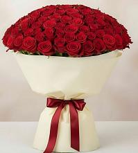 Букет 101 Красная роза Милано в Балакирево