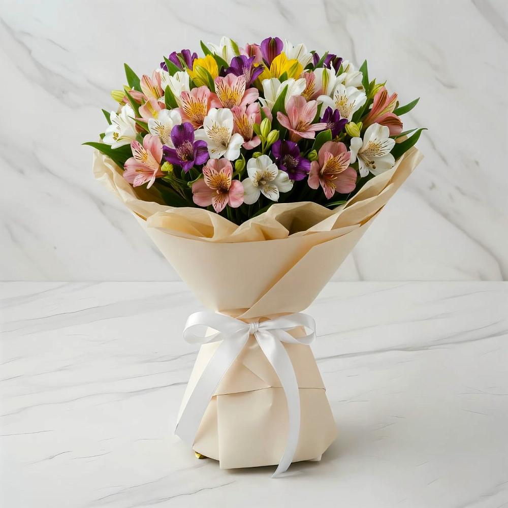 Букет цветов из: Альстромерии в Балакирево