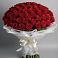 Букет 101 Красная роза Блэк Мэджик в Балакирево