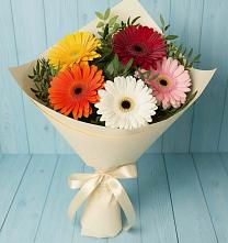 Букет цветов из:  Герберы #REPLACE_PRED# Балакирево