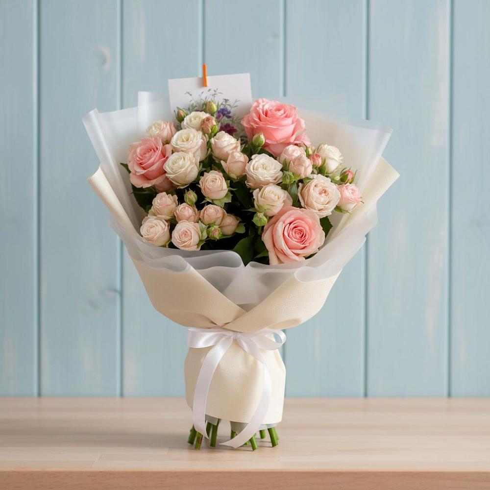 Букет цветов из: Розы в Балакирево