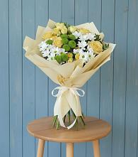 Букет цветов из:  Хризантемы и Розы #REPLACE_PRED# Балакирево