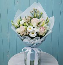 Букет цветов из:  Розы и Лизиантусы #REPLACE_PRED# Балакирево