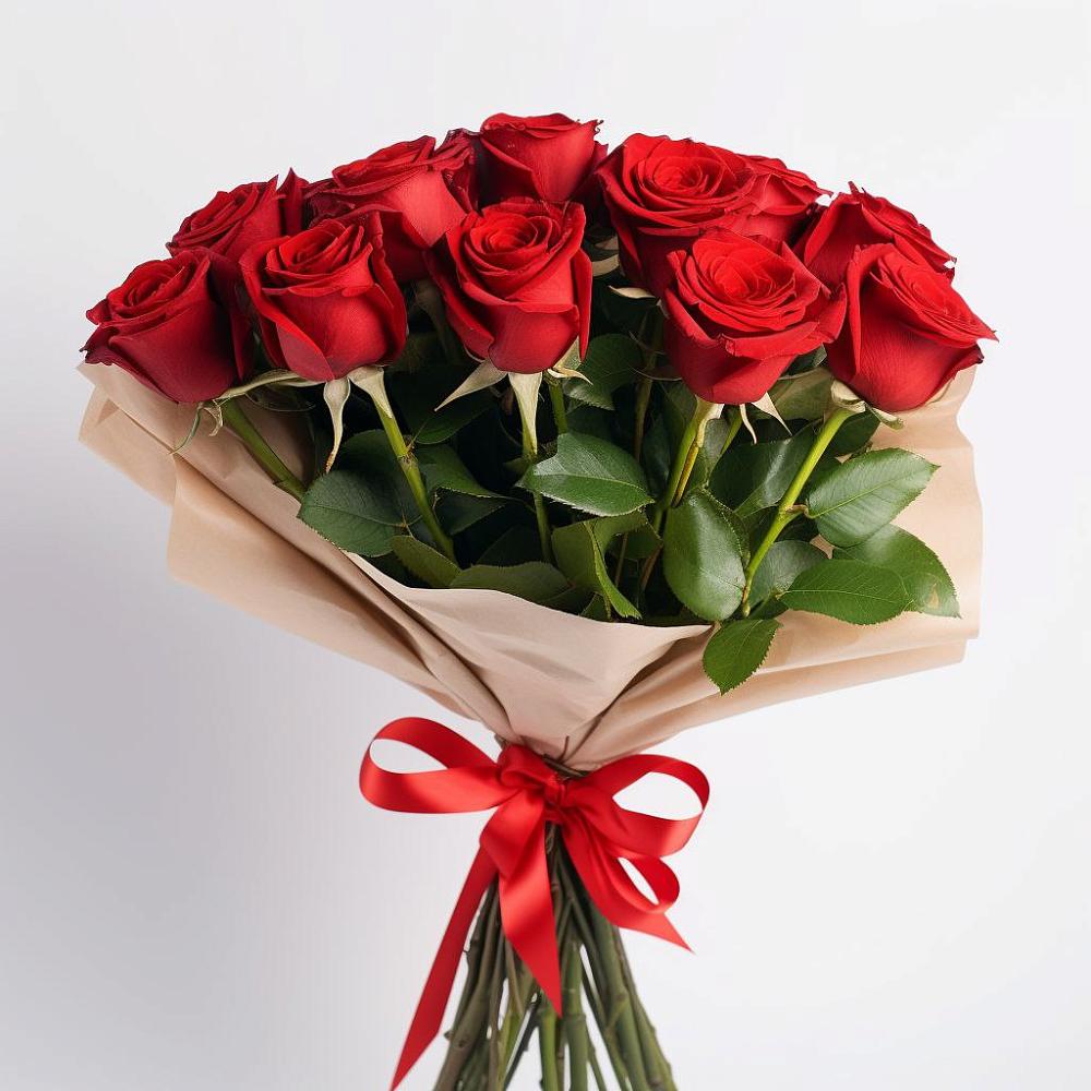 Букет 11 Красных роз Эдлесс Лав в Балакирево